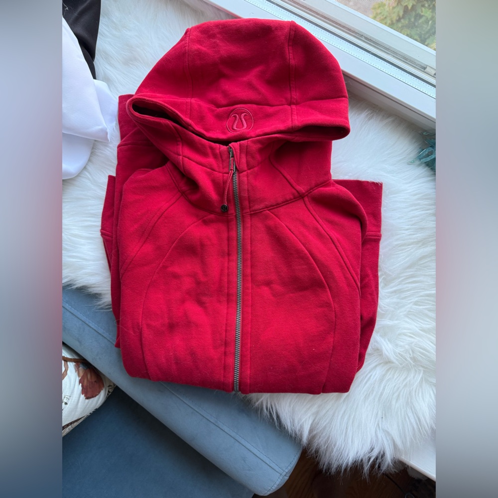 Lululemon scuba Vibrant Red Jacket